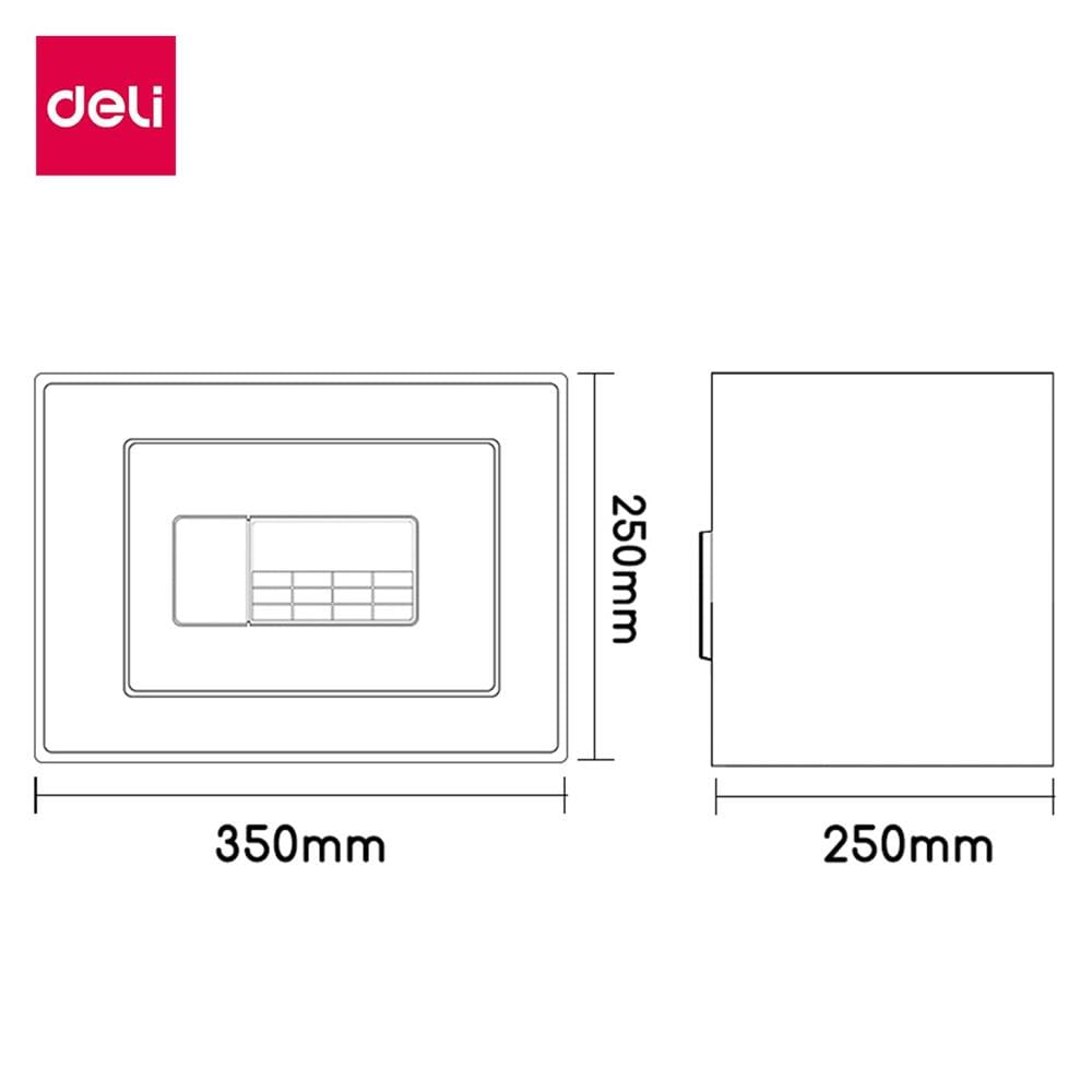 ตู้นิรภัย ELECTRONI DELI ET550-BK-01 สีดำ