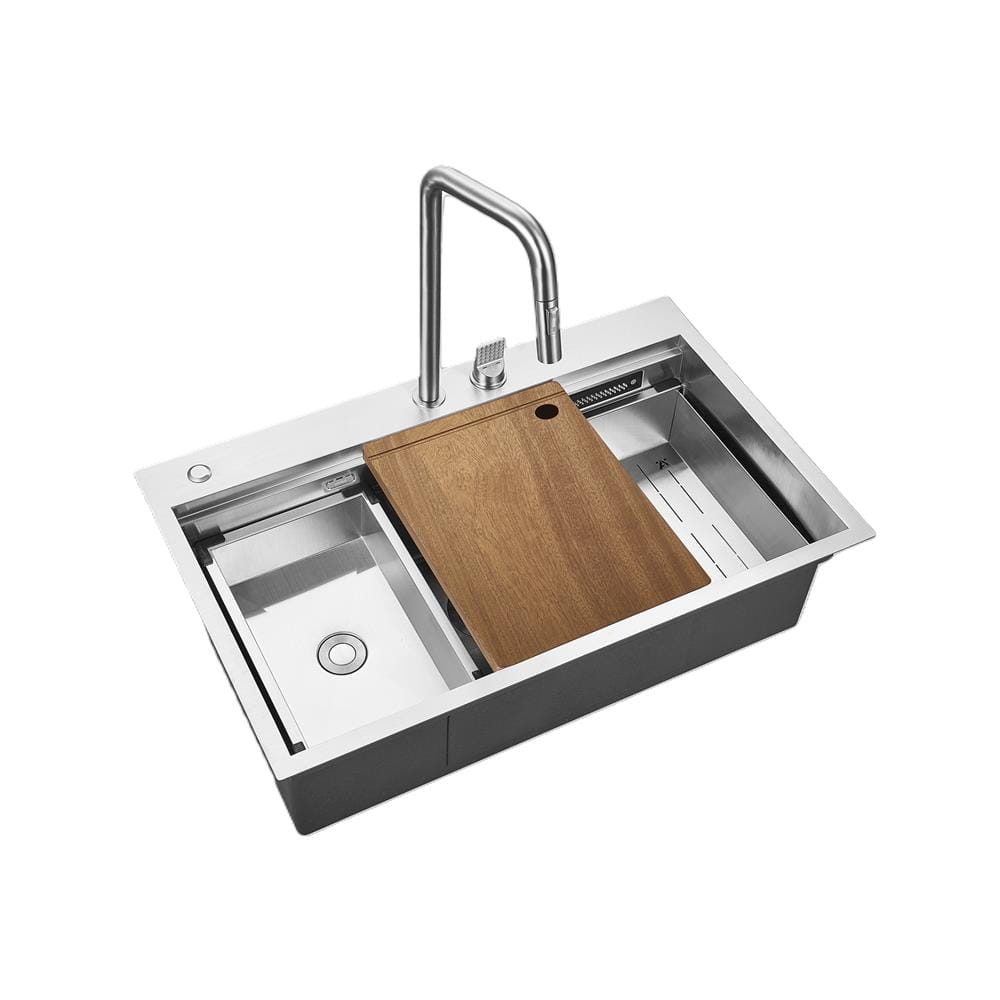 ซิงค์ฝัง 1 หลุม HAFELE AQUAFORCE 495.39.560 สีเงิน