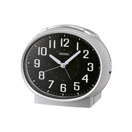 นาฬิกาปลุก SEIKO CLOCKS QHK059A 4.4X5.1 นิ้ว สีเงิน_0