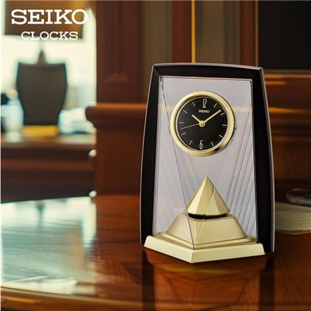 นาฬิกาตั้งโต๊ะ SEIKO CLOCKS QXN234K 9.7X7.6 นิ้ว สีดำ_4