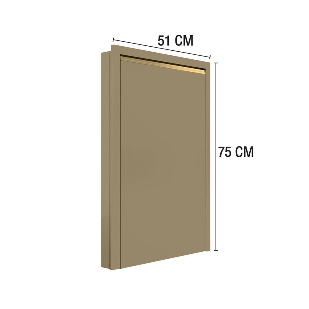 บานถังแก๊ส MJ ETERNITY 75x51 ซม. สี SAND BEIGE