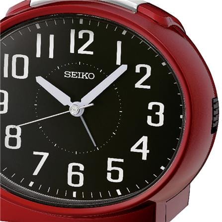 นาฬิกาปลุก SEIKO CLOCKS QHK059R 4.4X5.1 นิ้ว สีแดง_1