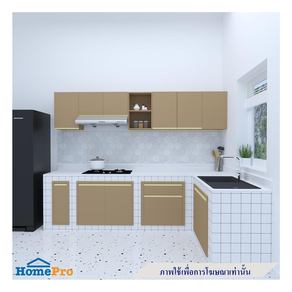 บานซิงค์เดี่ยว MJ ETERNITY 46x66 ซม. สี SAND BEIGE