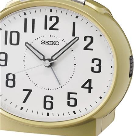 นาฬิกาปลุก SEIKO CLOCKS QHK059G 4.4X5.1 นิ้ว สีทอง_1