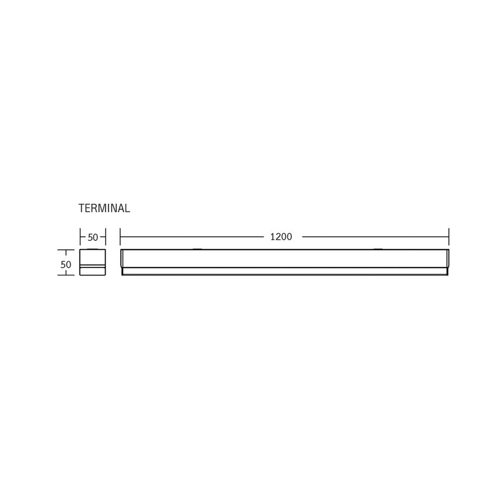 โคมติดลอย LED BEC TERMINAL-BK 60 วัตต์ DAYLIGHT