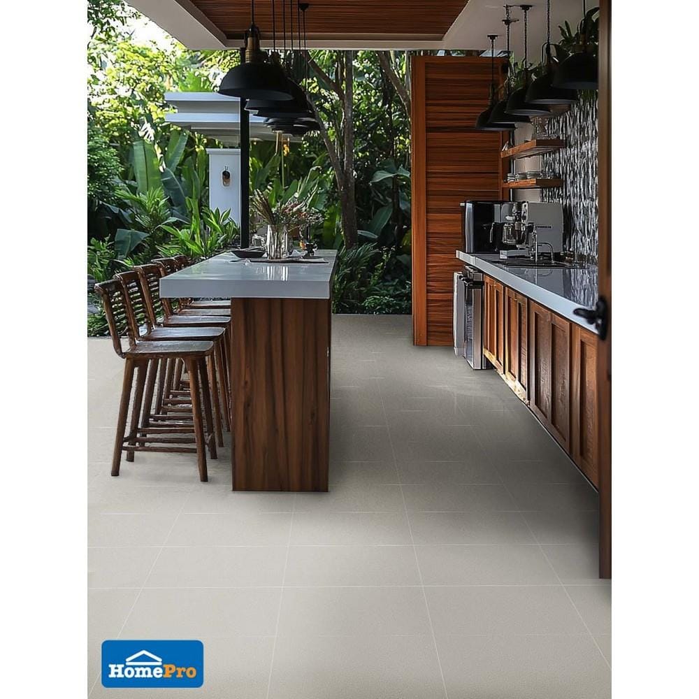 กระเบื้องพื้นพอร์ซเลน 30x60 ซม. COTTO ESPANA เมเทียร์กริส R11 เทา A 1.08 ตร.ม.