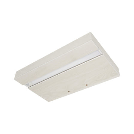 แผ่นชั้นไม้ซ่อนขาพร้อมไฟ STACKO LUMIFLEX 40x24x5 ซม. สีโรมัน ไวท์_2