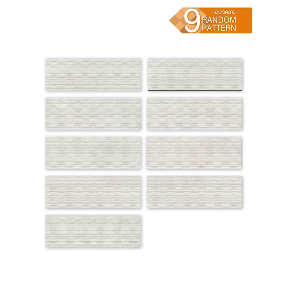 กระเบื้องผนัง 33.3x100 ซม. COTTO ESPANA แมร์ ซูไทล์ บลังโก้ ขาว A 1.33 ตร.ม.