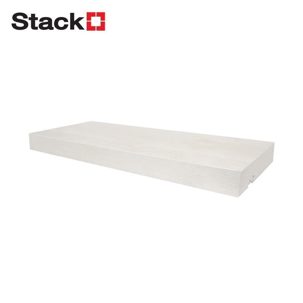 แผ่นชั้นไม้ซ่อนขาพร้อมไฟ STACKO LUMIFLEX 60X24X5 ซม. สีโรมัน ไวท์_1