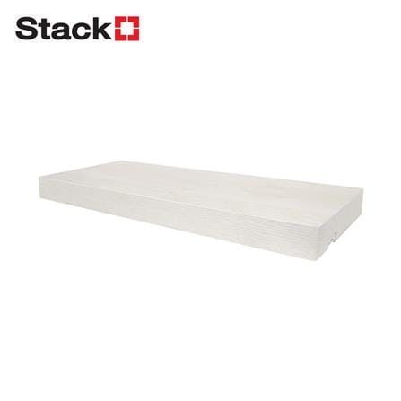 แผ่นชั้นไม้ซ่อนขาพร้อมไฟ STACKO LUMIFLEX 60X24X5 ซม. สีโรมัน ไวท์