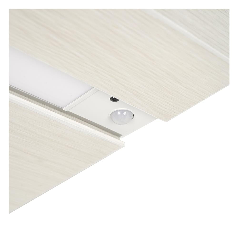 แผ่นชั้นไม้ซ่อนขาพร้อมไฟ STACKO LUMIFLEX 80X24X5 ซม. สีโรมัน ไวท์
