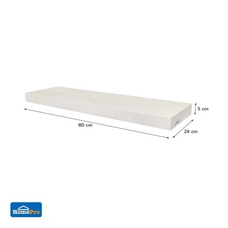 แผ่นชั้นไม้ซ่อนขาพร้อมไฟ STACKO LUMIFLEX 80X24X5 ซม. สีโรมัน ไวท์_7