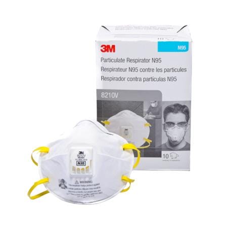 หน้ากากป้องกันฝุ่นละออง N95 มีวาล์ว 3M 8210V (แพ็ก 20 ชิ้น)_1