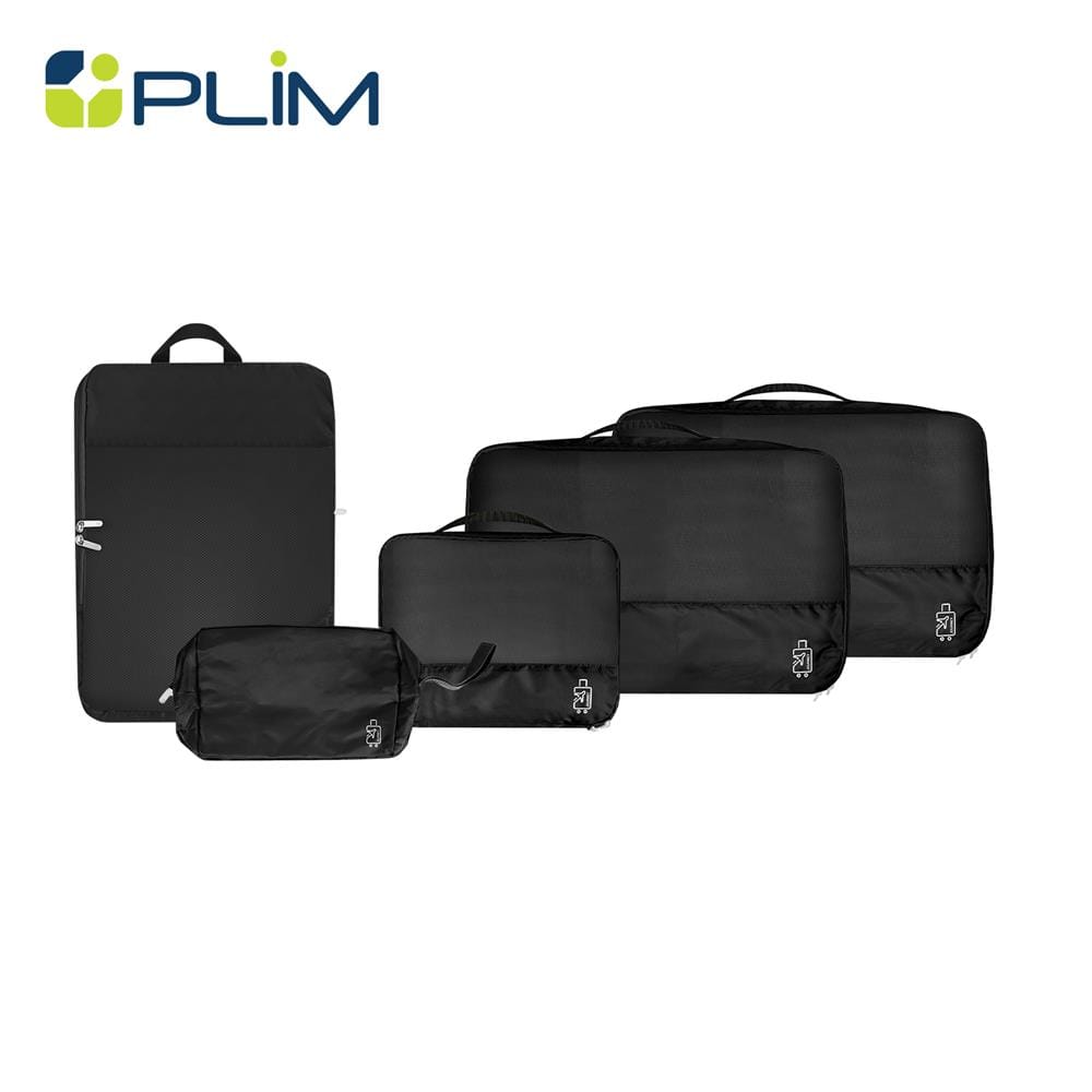 ชุดกระเป๋าจัดระเบียบ PLIM JOURNEY สีดำ (ชุด 5 ชิ้น)_0
