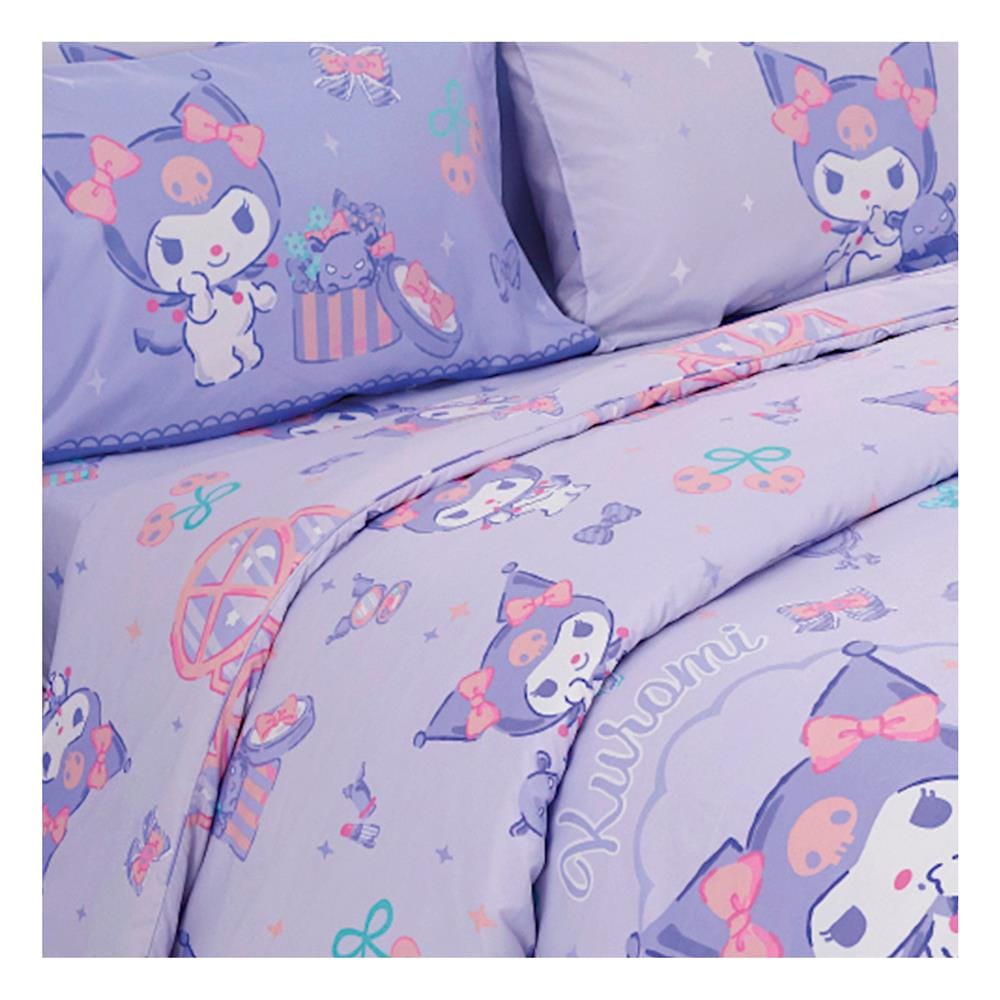 ชุดผ้าปูที่นอน 3.5 ฟุต 3 ชิ้น FOUNTAIN KUROMI 70105-FTC154