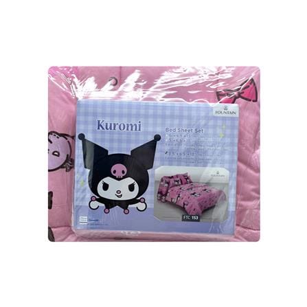 ชุดผ้าปูที่นอน 3.5 ฟุต 4 ชิ้น FOUNTAIN KUROMI 70211FTC153_3