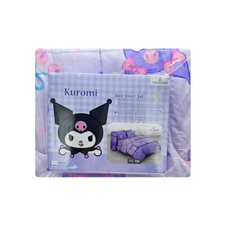 ชุดผ้าปูที่นอน 3.5 ฟุต 4 ชิ้น FOUNTAIN KUROMI 70211FTC154_3