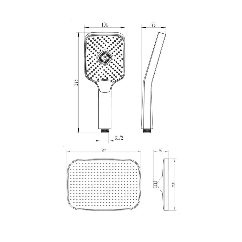 ฝักบัว RAIN SHOWER RASLAND RA F621-F6666-V