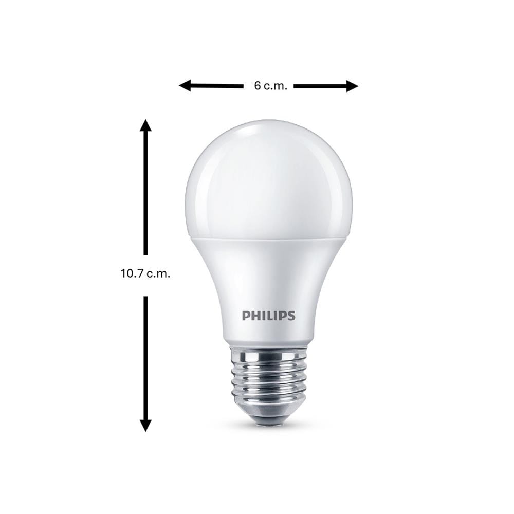 หลอด LED PHILIPS A60 14.5 วัตต์ DAYLIGHT E27 แพ็ก 2 ชิ้น