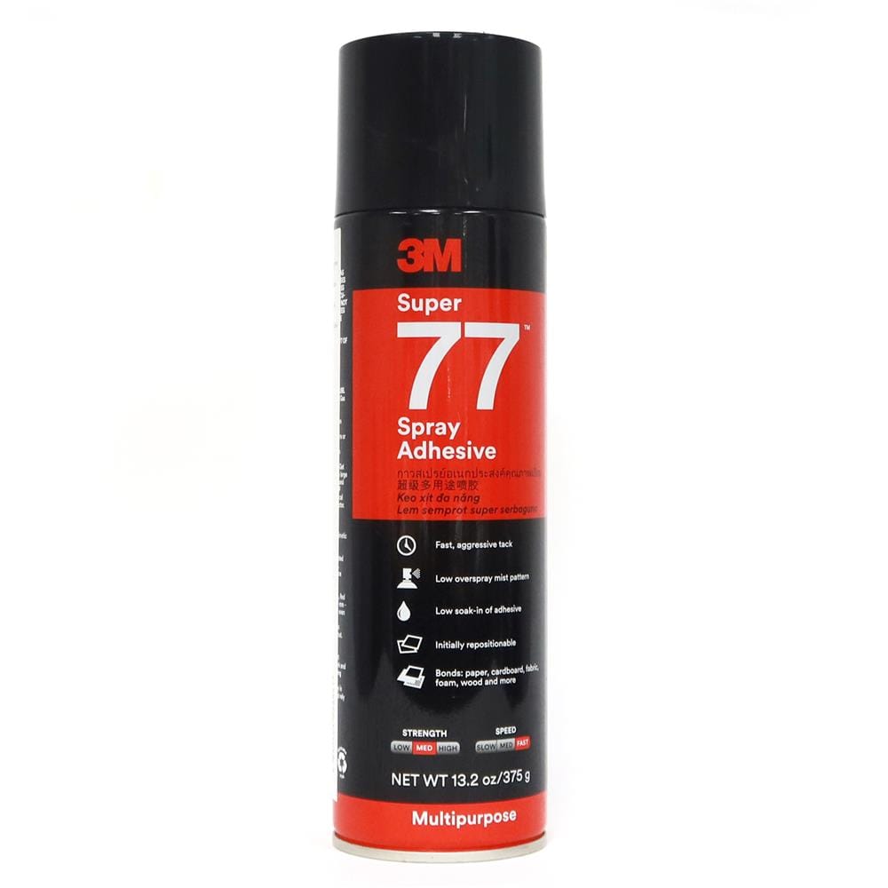กาวสเปรย์อเนกประสงค์ 3M SUPER 77 375 ก. สีใส