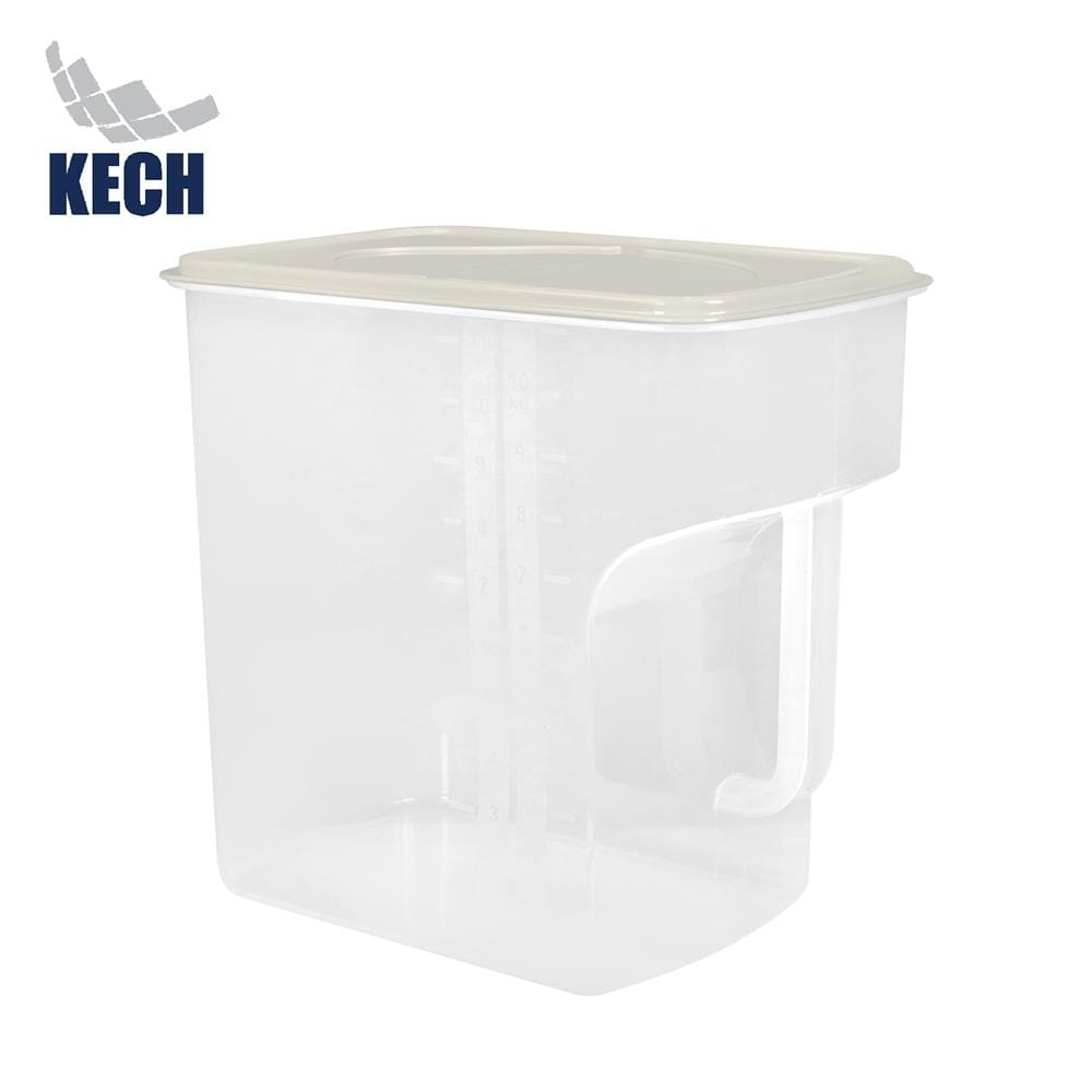 กล่องข้าวสารอเนกประสงค์มีหูจับ 11 กก. KECH สีขาว/ครีม_1