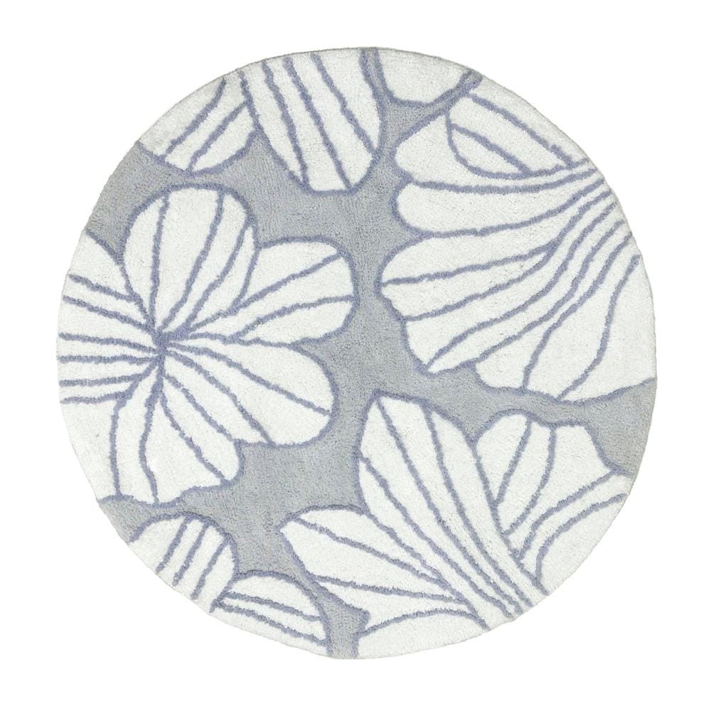 พรม HOME LIVING STYLE EMILY BLOSSOM 90X90 ซม. สีเทา_0