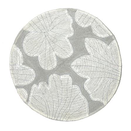 พรม HOME LIVING STYLE EMILY BLOSSOM 90X90 ซม. สีเทา_5