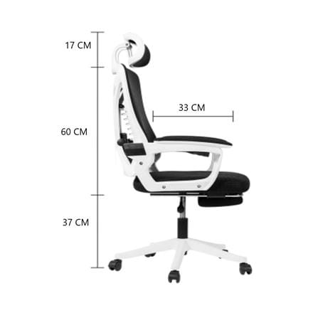 เก้าอี้สำนักงาน DELI E4935-GR-01 สีเทา_8