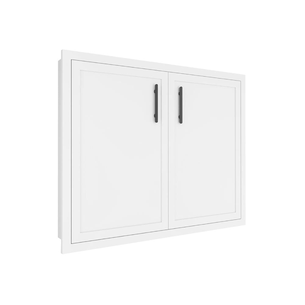 บานซิงค์คู่ MJ SLIM SHAKER 86x66 ซม. สี WHITE PEARL