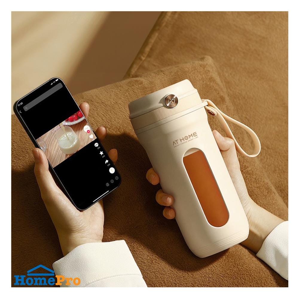 เครื่องปั่นน้ำผลไม้ AT HOME 10HO00066 สีขาว 350 มล.