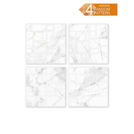 กระเบื้องพื้น 16x16 นิ้ว DURAGRES เบรนตั้น ขาว A 0.96 ตร.ม._1
