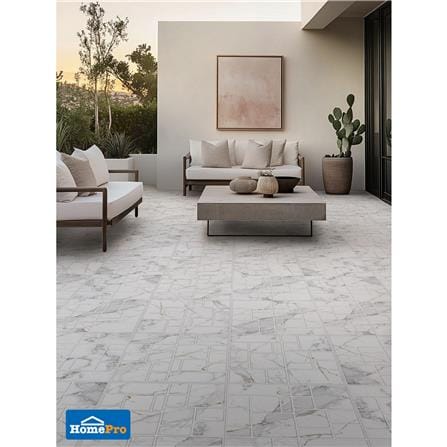 กระเบื้องพื้น 16x16 นิ้ว DURAGRES เบรนตั้น ขาว A 0.96 ตร.ม._5