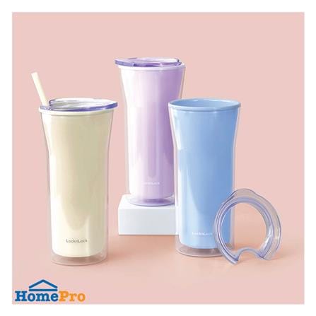 แก้วน้ำ DOUBLE WALL LOCKNLOCK COLD CUP 0.77 ลิตร สีฟ้า_3