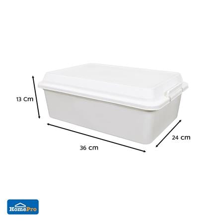 กล่องฝาหูล็อก STACKO CICL 6 ลิตร 36X24X13 ซม. สีขาว_7