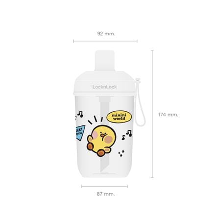 แก้วชานมไข่มุก LOCKNLOCK MILK TEA LINE FRIEND 520 มล. สีขาว_6