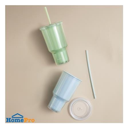 แก้วน้ำ LOCKNLOCK DOUBLE WALL COLD CUP 1 ลิตร สีฟ้า_1