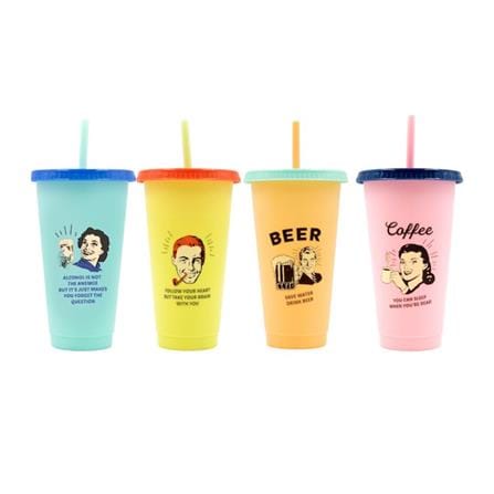 ชุดแก้วน้ำ LOCKNLOCK COLOR CHANGE CUP SET 700 มล. แพ็ก 4 ชิ้น_0