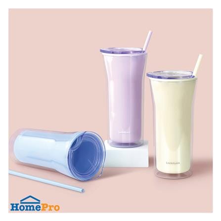 แก้วน้ำ DOUBLE WALL LOCKNLOCK COLD CUP 0.77 ลิตร สีครีม_2