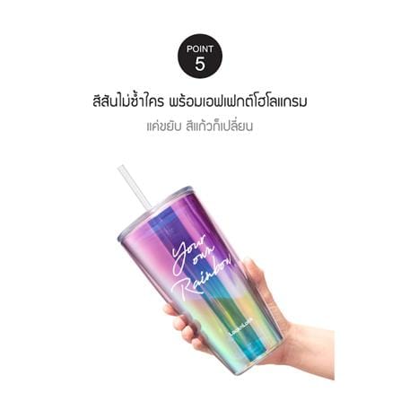 แก้วน้ำ LOCKNLOCK DOUBLEWALL 720 มล. หลากสี_8
