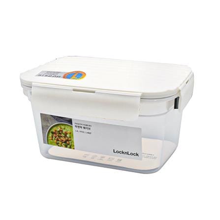 กล่องอาหาร LOCKNLOCK WAVE CONTAINER 1.4 ลิตร สีขาว_0