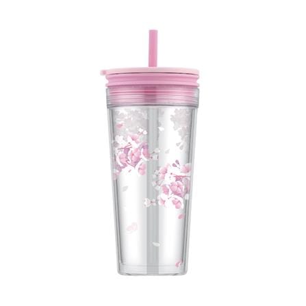 แก้วน้ำ LOCKNLOCK DOUBLE WALL BUCKET COLD 580 มล. สีชมพู_0