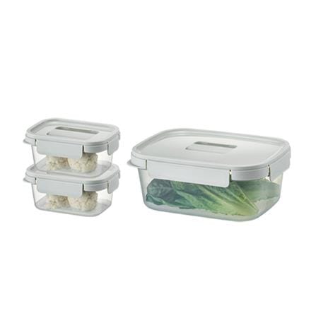 ชุดกล่องอาหาร LOCKNLOCK CHAK CHAK 2.7 ลิตร(1 ชิ้น)+500 มล.(2 ชิ้น) สีมิ้นต์_0