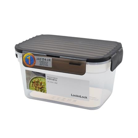 กล่องอาหาร LOCKNLOCK WAVE CONTAINER 1.4 ลิตร สีเทา_0