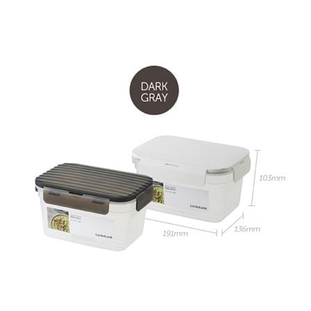 กล่องอาหาร LOCKNLOCK WAVE CONTAINER 1.4 ลิตร สีเทา_4