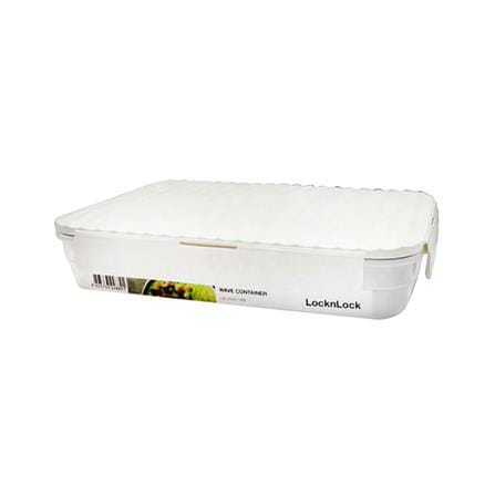 กล่องอาหาร LOCKNLOCK WAVE CONTAINER 1.5 ลิตร สีขาว_0