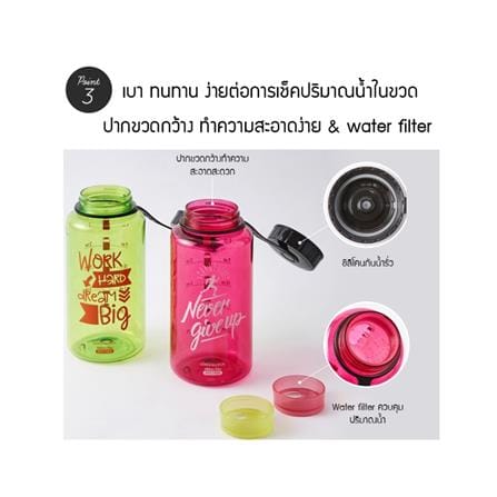 ขวดน้ำพลาสติก LOCKNLOCK HELPER 1 ลิตร สีฟ้า_5