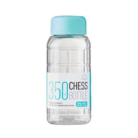 ขวดน้ำพลาสติก PET LOCKNLOCK CHESS 0.35 ลิตร สีฟ้า/ใส_0