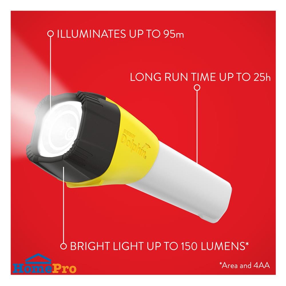 ไฟฉาย LED 2 IN 1 150 ลูเมน 1.5 วัตต์ DAYLIGHT EVEREADY DOLPHIN
