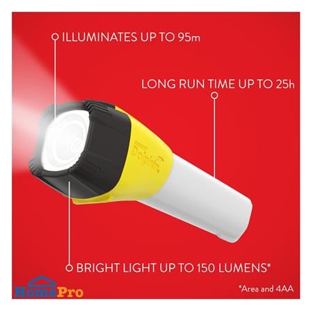 ไฟฉาย LED 2 IN 1 150 ลูเมน 1.5 วัตต์ DAYLIGHT EVEREADY DOLPHIN_4