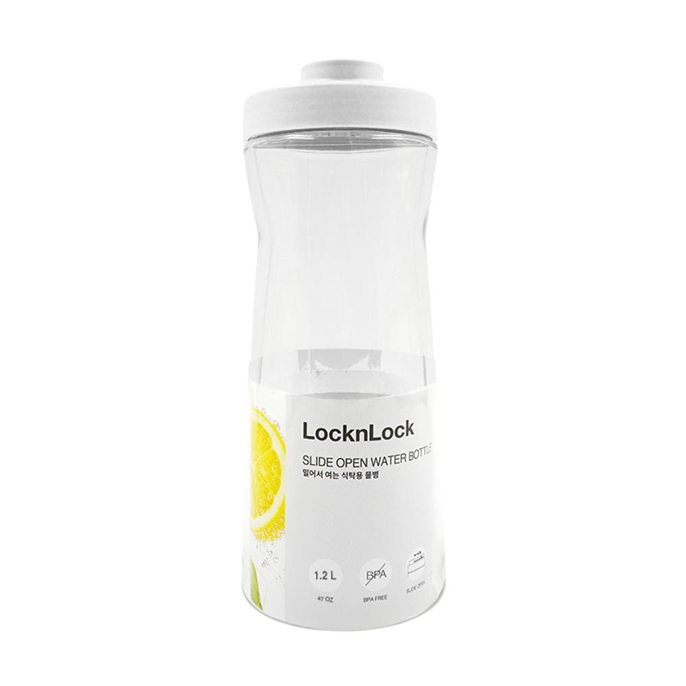 ขวดน้ำ พลาสติก PET 1.2 ลิตร LOCKNLOCK WATER BOTTLE สีขาว